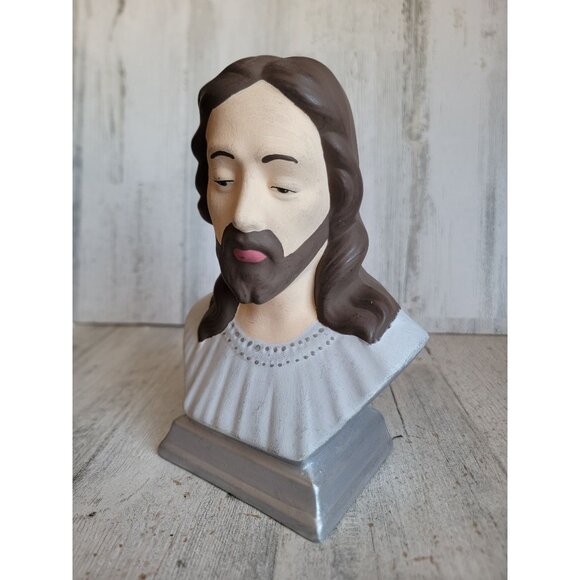 Holland vintage Jesus bust Xmas religious home decor figure - Picture 2 of 9